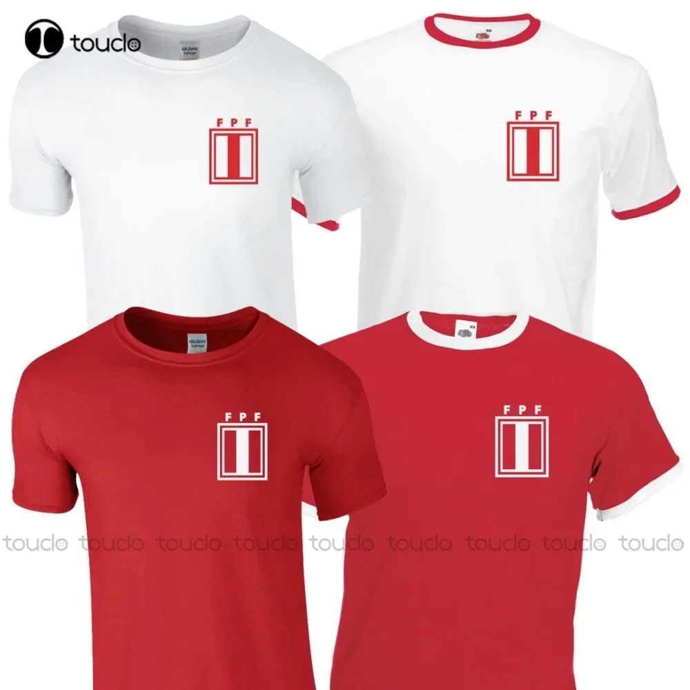 Hot Selling Top Clothing Male Peru Retro Tshirt Tee Top National Soccers Footballer Kit Mens Kids Print Tee Shirt Xs-5Xl Unisex