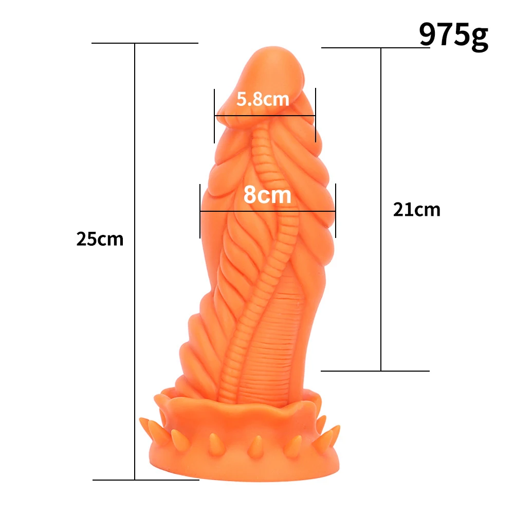 Extra Large Soft Peculiar Extend Anal Plug Strong Suction Cup Liquid Silicone Material Barbed Base New Style Masturbation Dildo