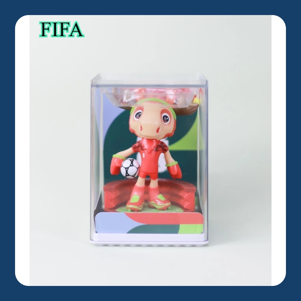 

FIFA Official Licensed 2026 World Cup Mascot 3-Piece Collectible Set, 9cm Fan Memorabilia Figurines - Maple, Zayu & Clutch