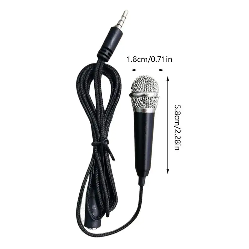 ميكروفون ASMR صغير محمول صوتي لمدونات الفيديو ومكبر صوت للغناء والبودكاست