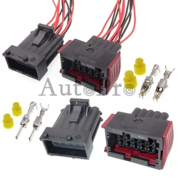 1 Set 10 Hole Auto Lamp Socket AC Assembly For Buick Peugeot 1-965423-1 1-967240-1 1-962352-1 Car Headlight Sealed Plug