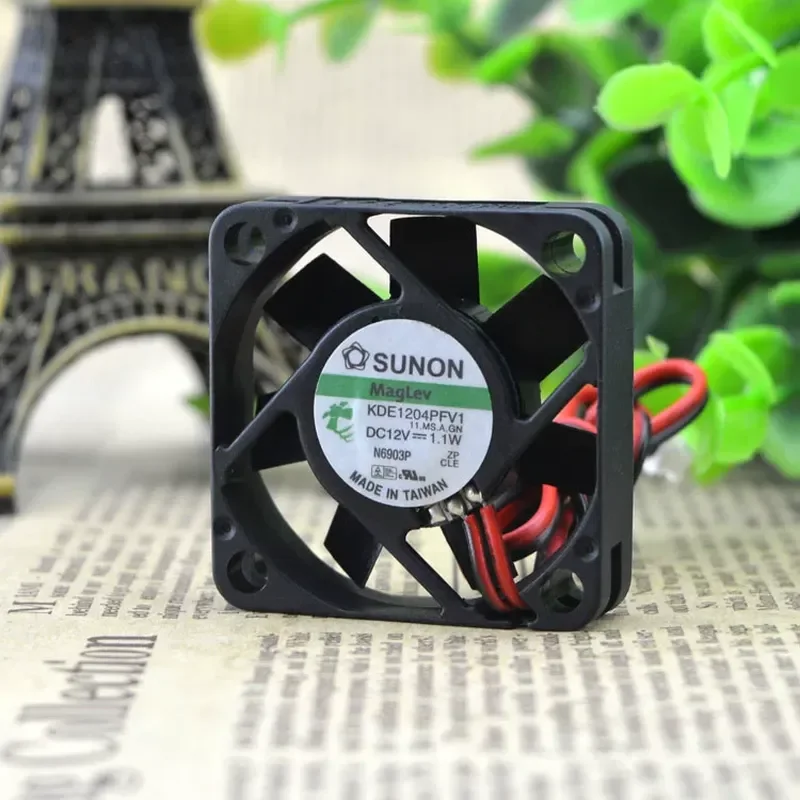 Jianzhun SUNON KDE1204PFV1 12V 1.1W 4010 Magnetic Suspension Cooling Fan for Electronics Enclosures and Heat Dissipation