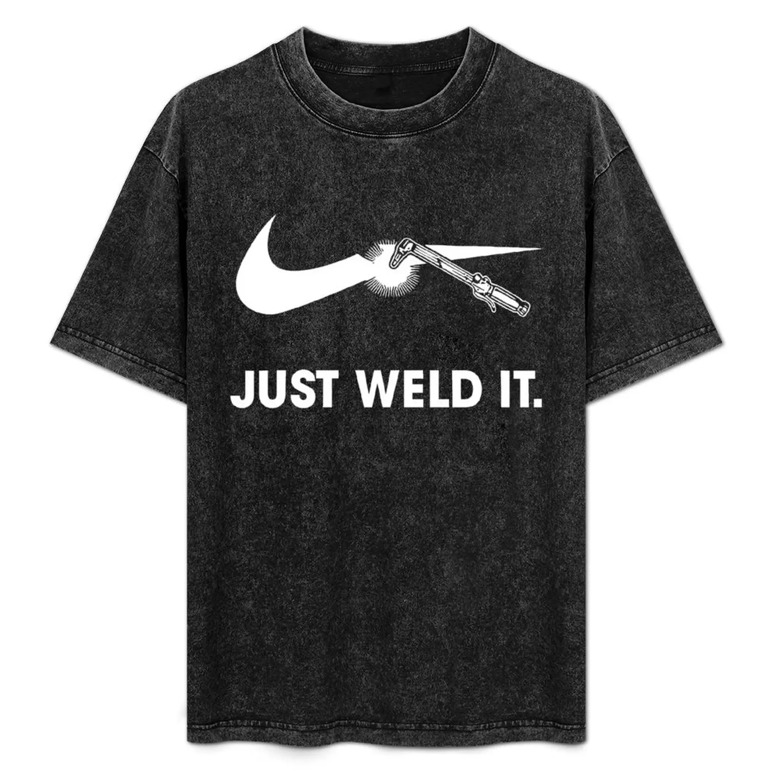 

Júst Wéld ít for Funny Welder Welding Symbol Retro T-Shirt customs graphic t shirt vintage for a boy cotton t shirt men