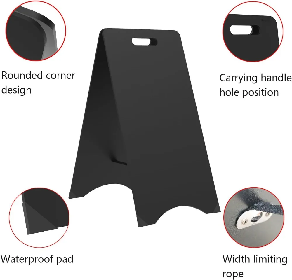 Large 15x30 Inch Double-Sided A-Frame Chalkboard Sign, Foldable for Outdoor and Indoor Use in Weddings, Restaurants