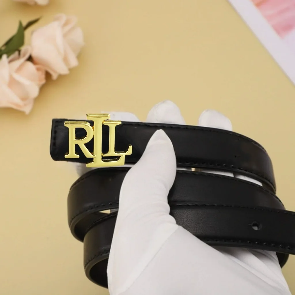 Cinturón de moda informal de alta gama versión coreana cinturón con hebilla dorada universal para hombres y mujeres hebilla de corredor de tendencia de comercio exterior retro
