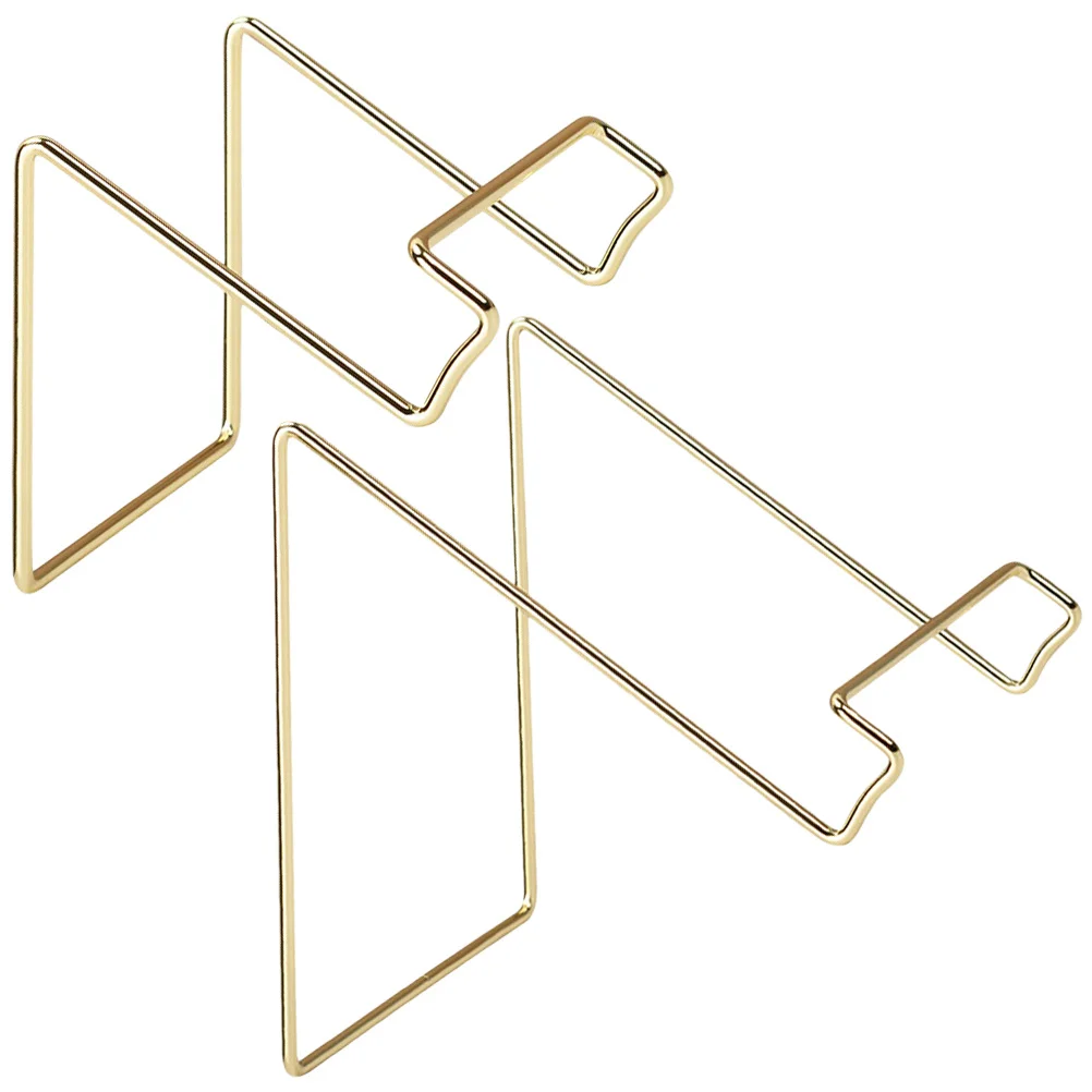 

2Pcs Desktop Book Shelf Iron Desktop Storage Rack Phone Stand Magazine File Organizer Small Book Rack Magazine Holder