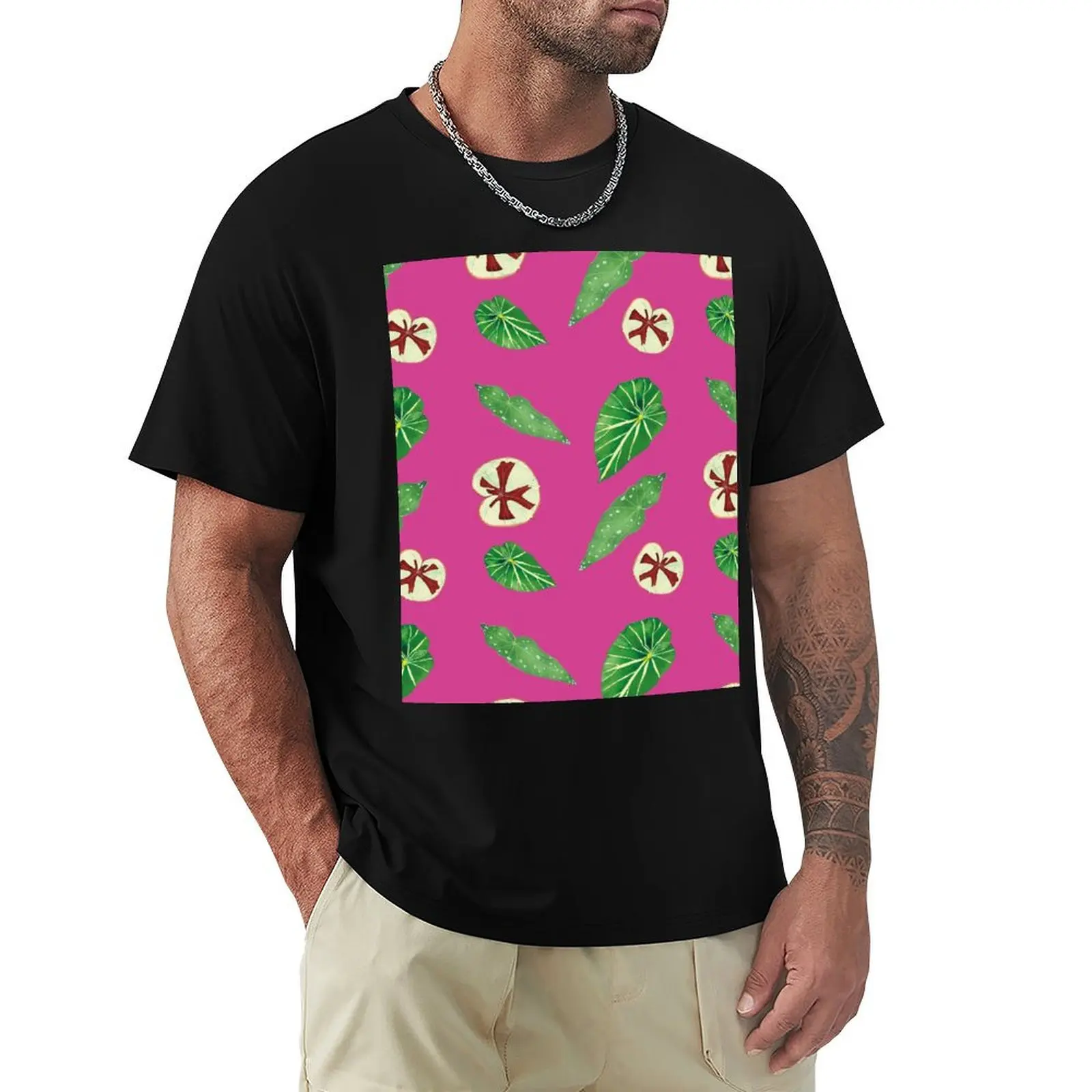 Begonias T-Shirt Casual Daily Graphic Tee
