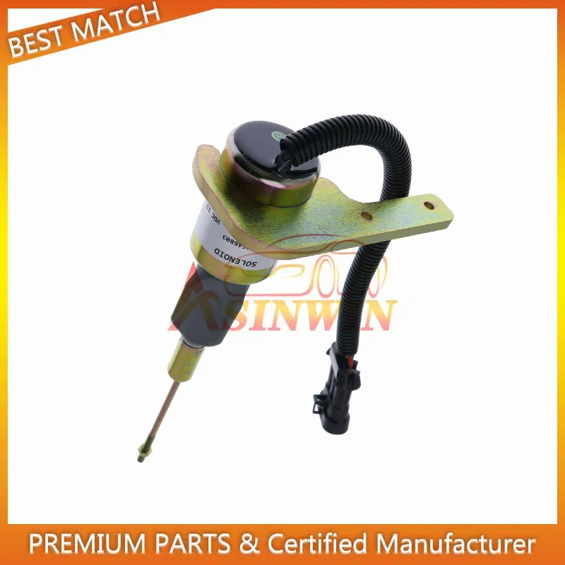 

Stop Solenoid 3913795 12V SA-4338-12 1820453C91 For Cummins Navistar Woorward
