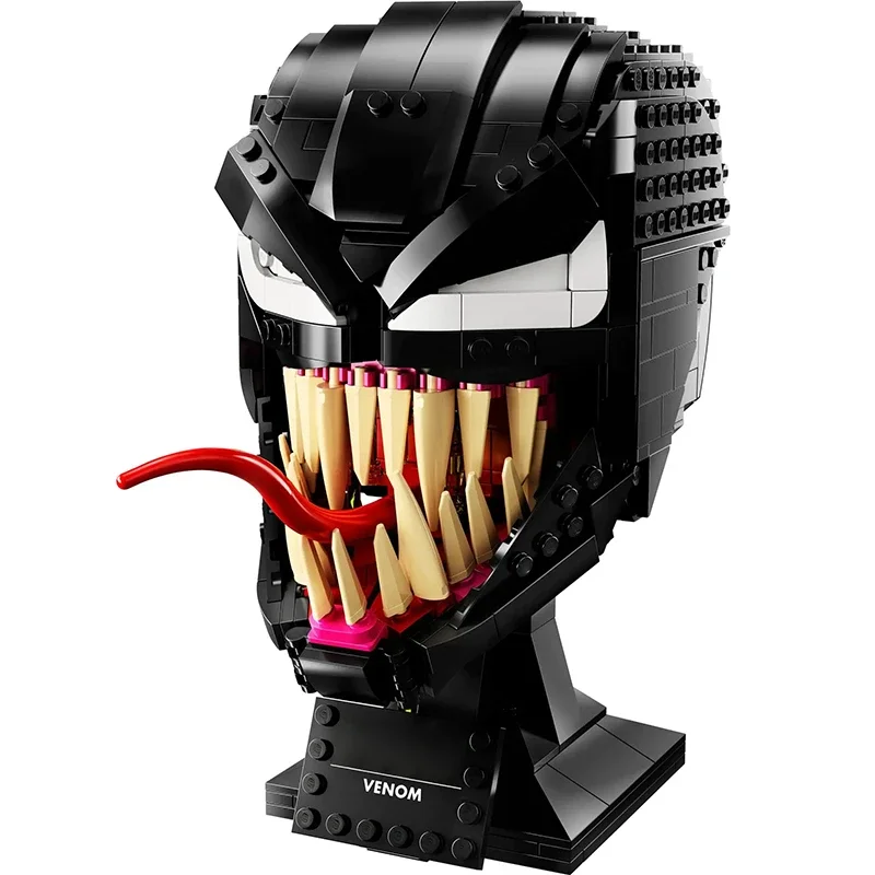 New MOC 76187 Venom Helmet Model Building Block Architecture Education Assembly Model Toy Children's Toy toys for boys