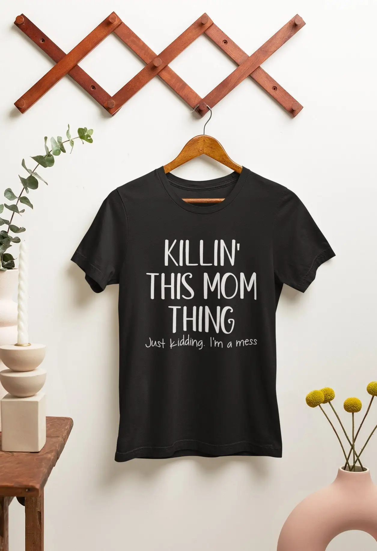 

Killin This Mom Thing T Shirt Funny for Mothers Day Cool Moms Mama