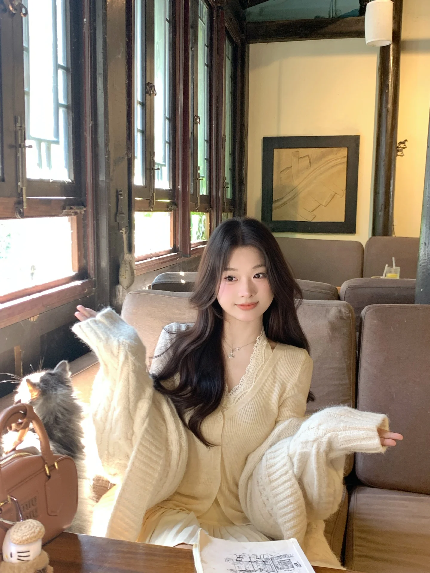 

Женский топ Banana Lace Ne Knitted Long Sve Base irt Pure Desire для похудения, стильный модный топ со сладким вкусом