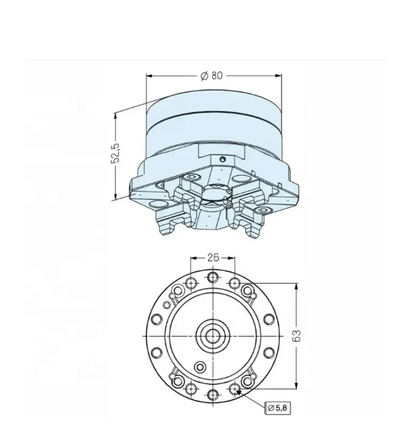 compatible with EROWA ER-020025 compact ITS pneumatic Chuck HE-C06957