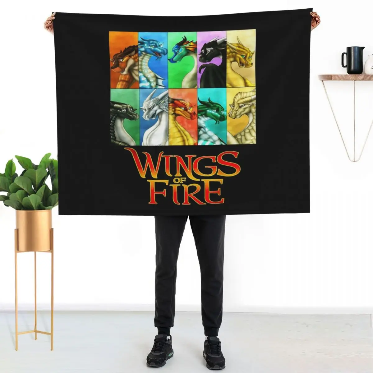 Wings Of Fire - All Together Men Women Kids Throw Blanket valentine gift ideas Custom Beach Cute Plaid wednesday Sofas Blankets