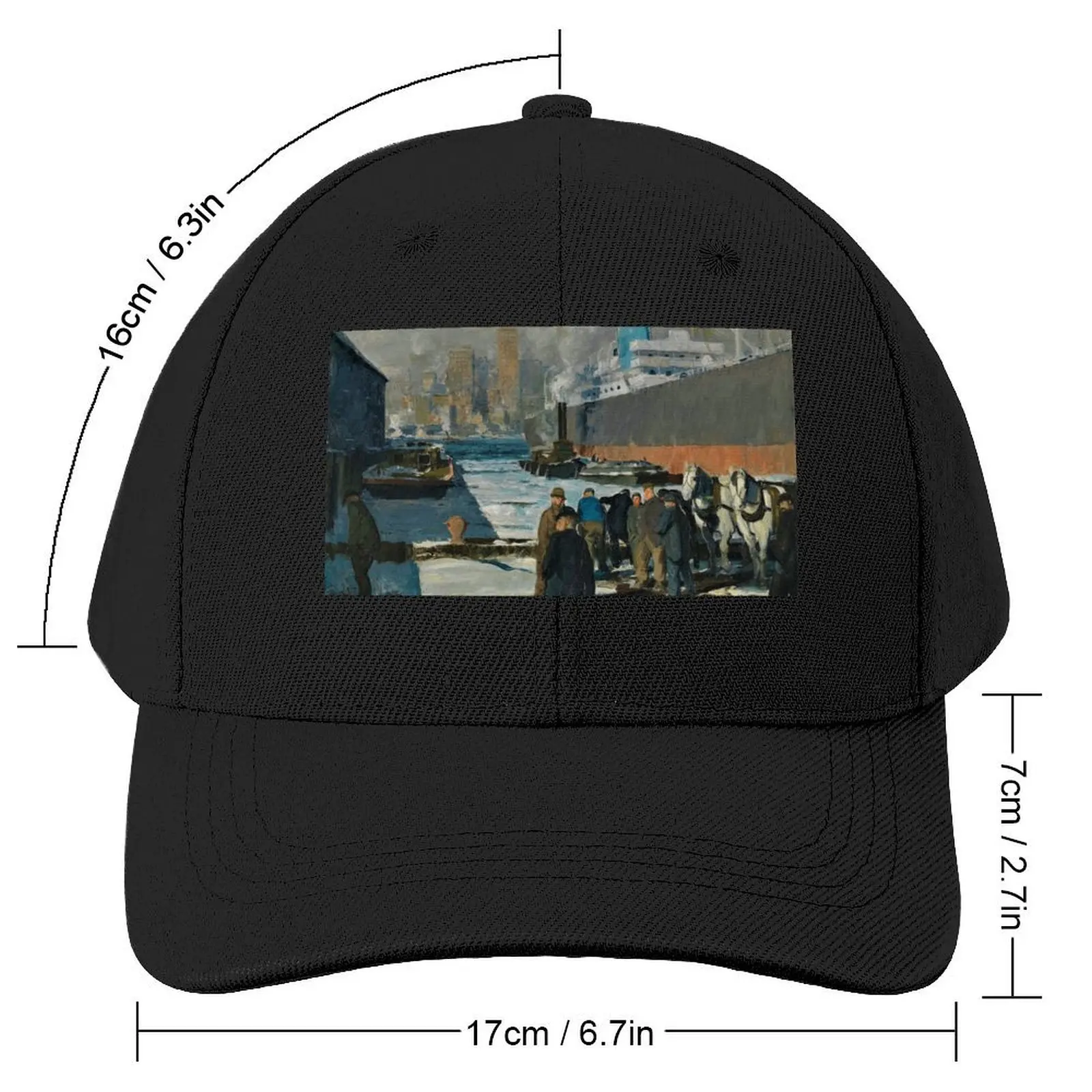 Men of the Docks - George Bellows Baseball Cap Luxury Man Hat Hat Man For The Sun sun hat Male Women's