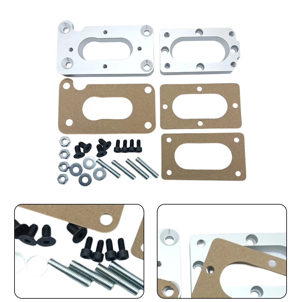 Carburetor Adapter Kit For Mazda B2000 B2200 With For Mikuni DGS DGV Aluminum Plate Gasket Replace 99004.675 Generator Parts