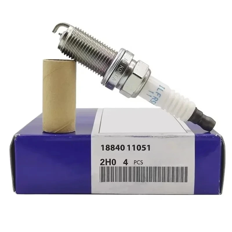 

4pcs 18840-11051 ILFR5B11 Laser Iridium Spark Plug For HYUNDAI GENESIS SANTA FE KIA OPTIMA RONDO 1884011051 ILFR5B-11