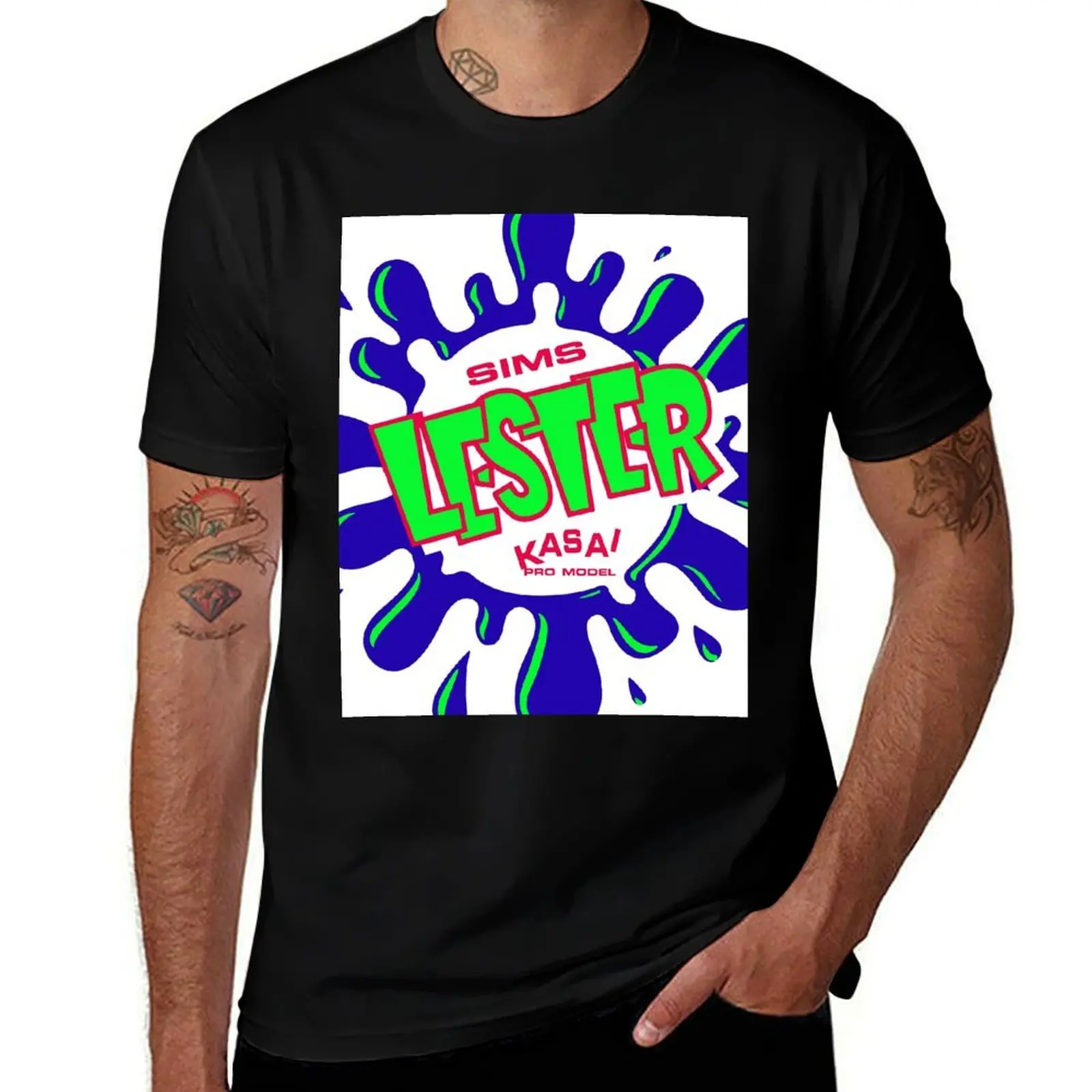 

Sims Lester Kasai Pro Model T-Shirt t shirts for man graphic funny t shirts for man cotton