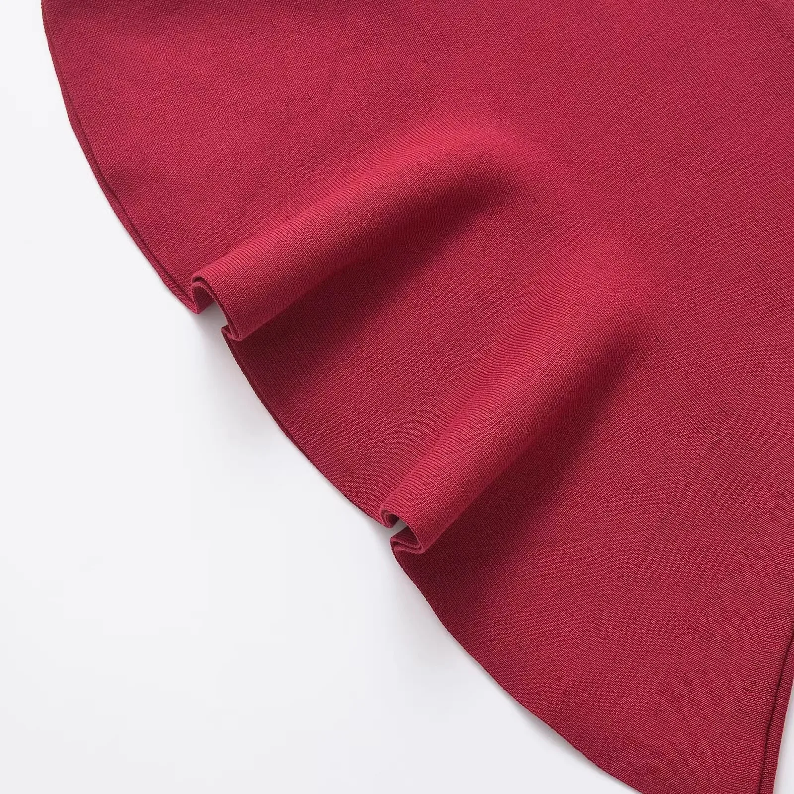 

ZAR Autumn New Faion Casual Versatile Wide Hem ort Skirt Women's Apparel Design Sensation Simple Sle Polyester Fiber