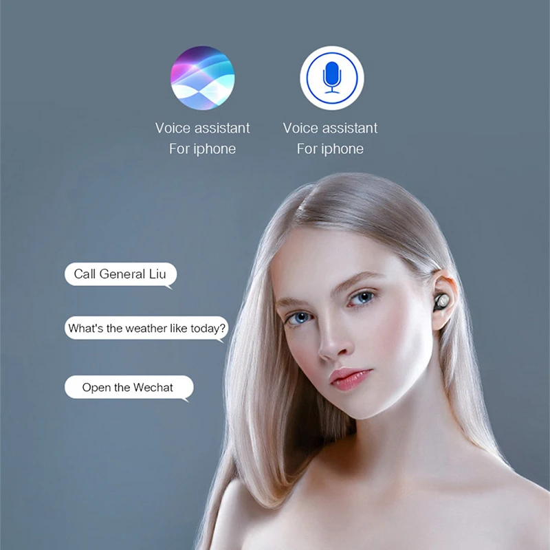 TWS F9 Fone De Ouvido Sem Fio, Esporte Earbuds, fone de ouvido com 5.1 Bluetooth, Telefone, Xiaomi, Samsung, Huawei, iPhone, OPPO