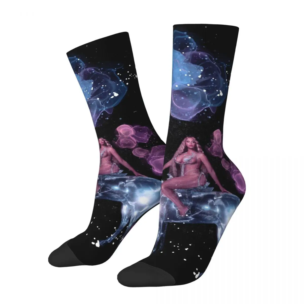 

Beyonce Renaissance World Tour Unisex Socks Warm 3D Print Happy Socks Street Style Crazy Sock