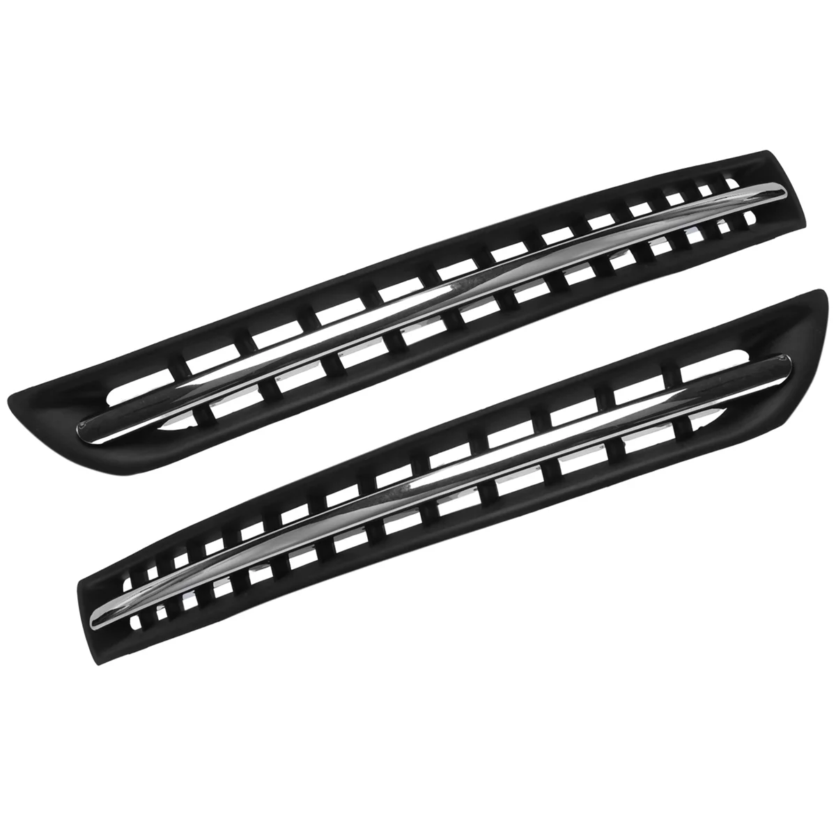 Imagem -02 - Carro Esquerda e Direita Chrome Front Bumper Air Vent Cover Trim Grille para Volvo Xc90 20072014 30790053 30790054