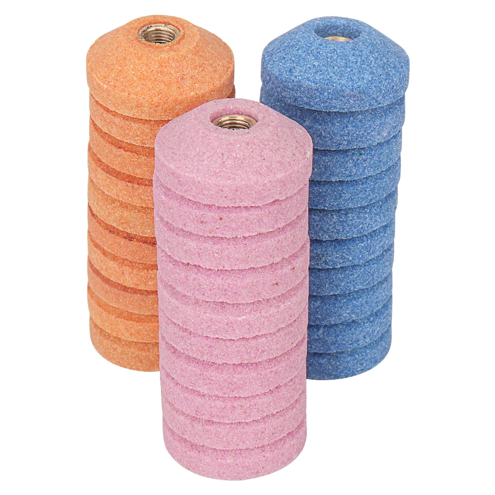 15Pcs 30mm Air Micro Grinder Pneumatic Grinding Wheel Cup Abrasive Point Surface Polishing Tool Accessories