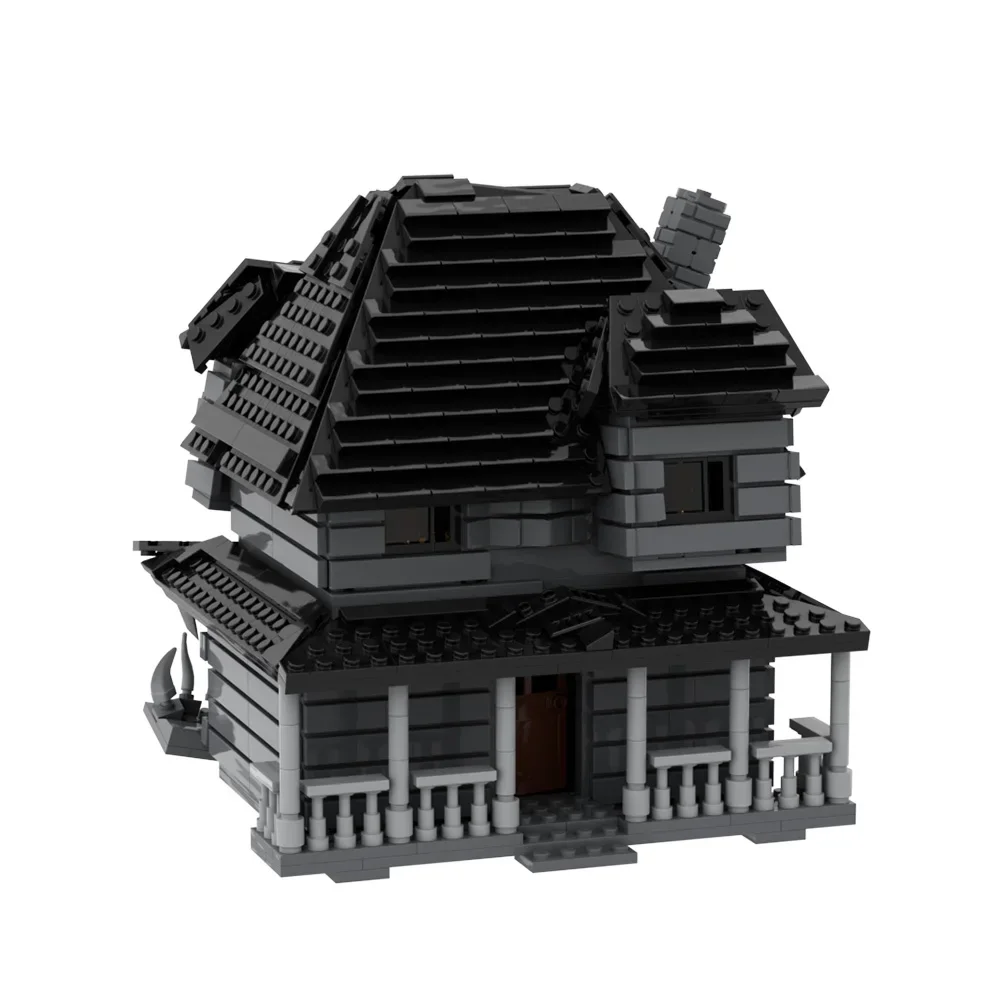 MOC สยองขวัญ Monster House รุ่น Building Blocks ชุด Haunted Hous สถาปัตยกรรมความคิดสร้างสรรค์อิฐประกอบปริศนา DIY ของเล่นเด็กของขวัญ