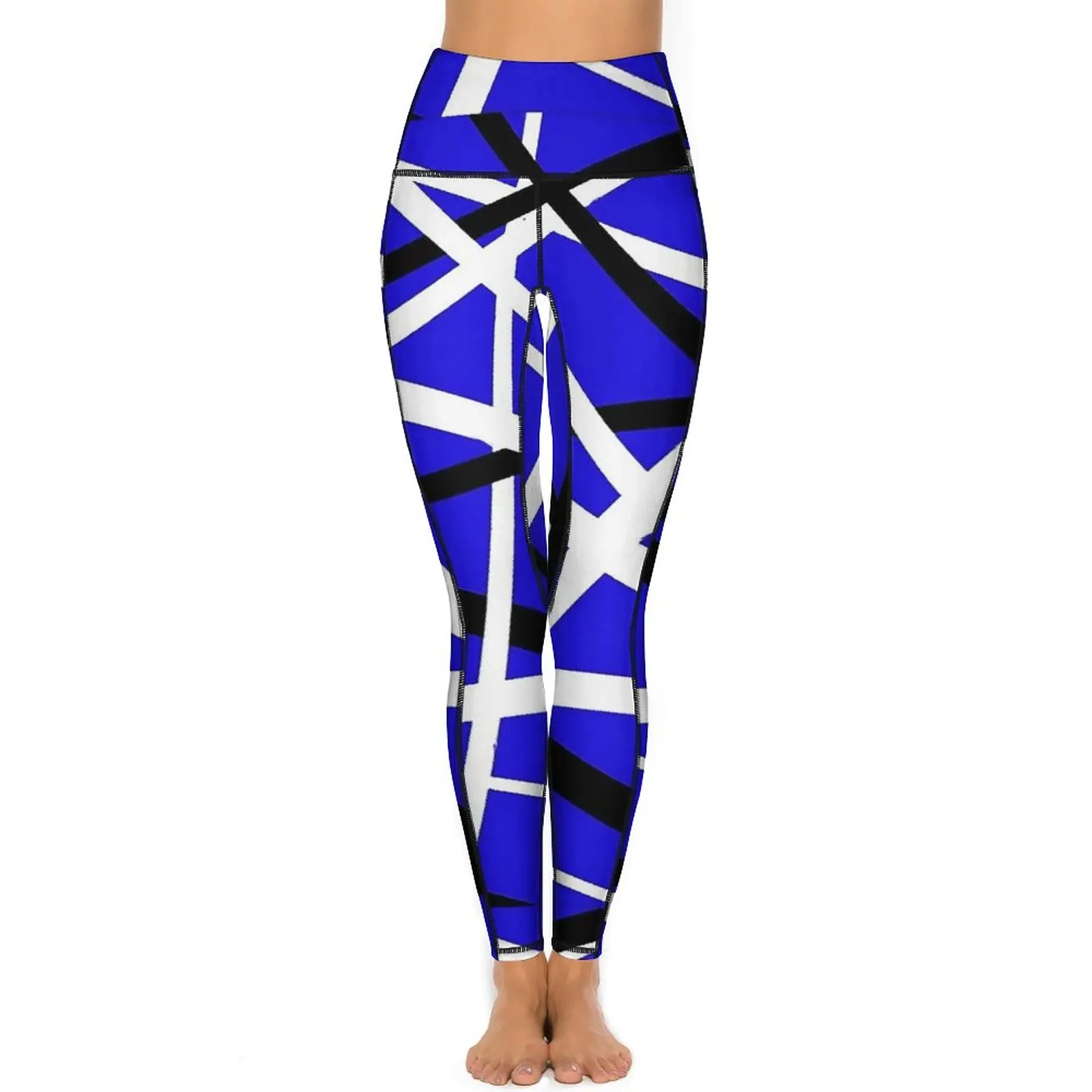 Van Halen Leggings Amazing Rock Van Fitness Yoga Pants Women High Waist Basic Sport Pants Pockets Stretch Design Yoga Legging