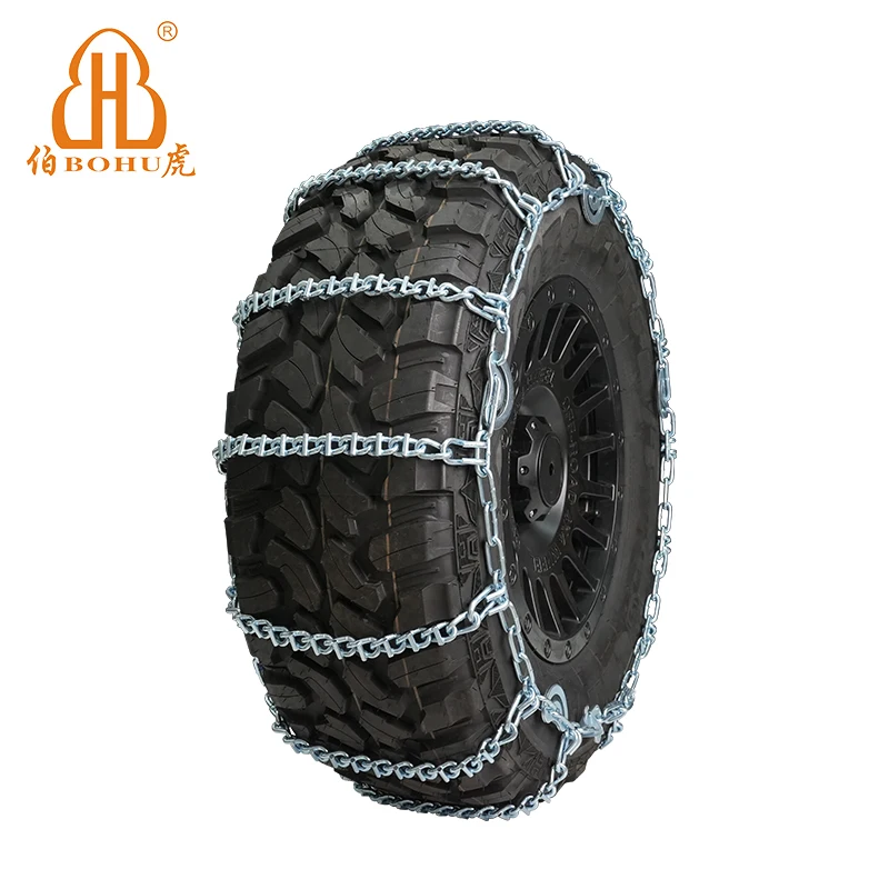 BOHU High Quality Car Tractor Truck Tractor Snow Chain Wheel Snow Anti-slip Tire Chain