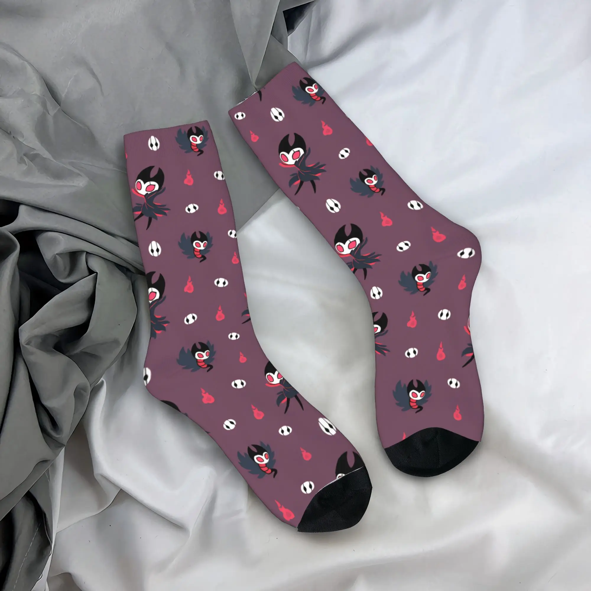 

Hollow knigth Socks Fashion Stockings Women Men Comfortable Running Socks Autumn Printed Anti Skid Socks