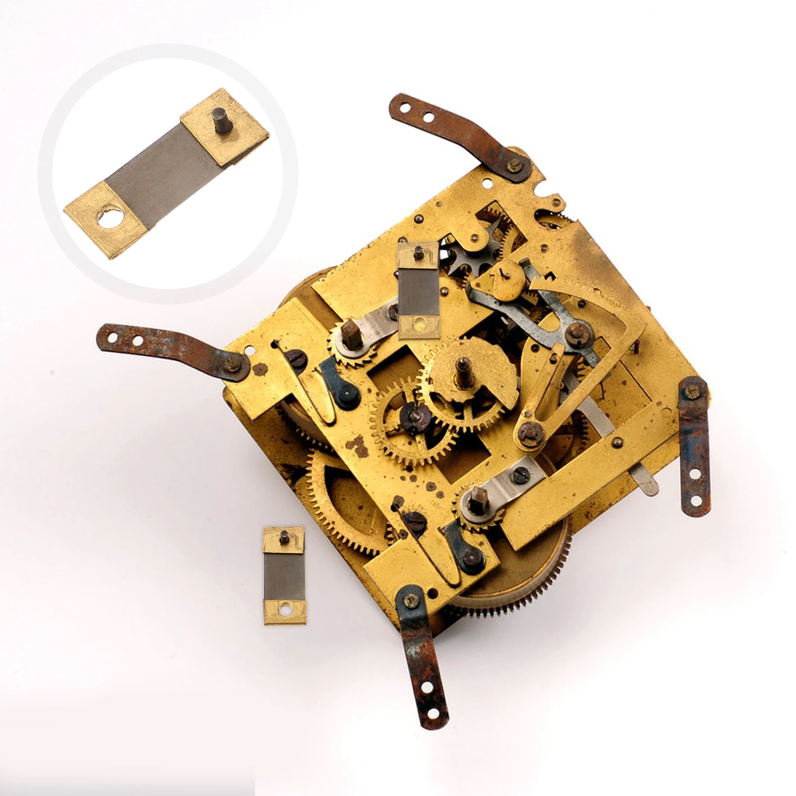 

Floor Clock Movement Mechanism Metal Pendulum Suspension Spring For Accurate Timekeeping Vintage Clock Repair Part Replacement