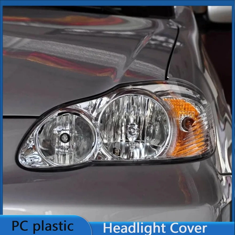 

For Toyota Corolla EX 2003 2004-2009 Year Front Headlight Cover Transparent Lampshade Headlamp Lens Shell Body Kit Accessories