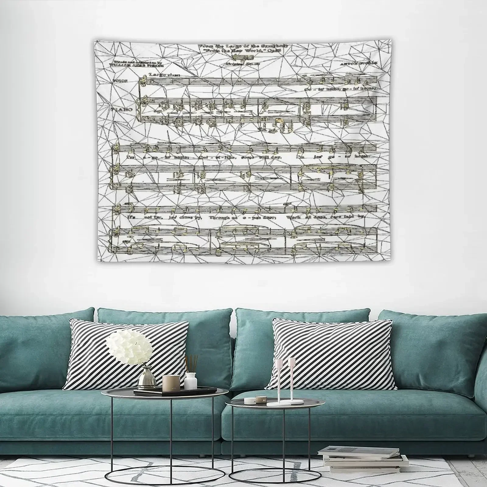 

SONG GOIN' HOME LARGO BY ANTONIN DVORAK THE NEW WORLD SYMPHONY Tapestry Wall Carpet Japanese Room Decor Tapestry