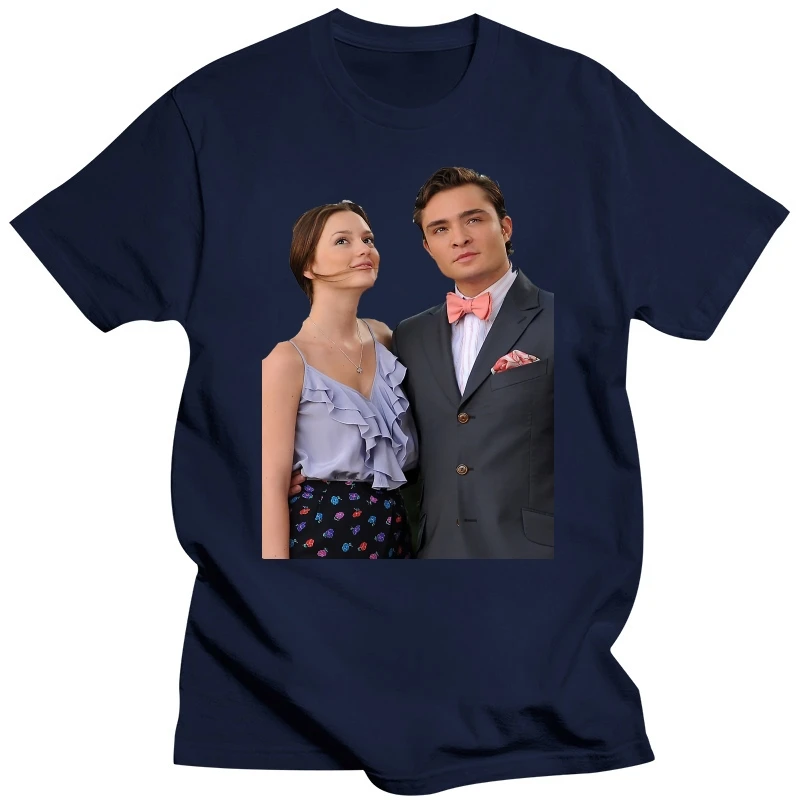 New Women White TV Shows Gossip Girl T-Shirt Short Sleeve Gossip Girl Chuck Bass Top Tees tshirt For Ladies