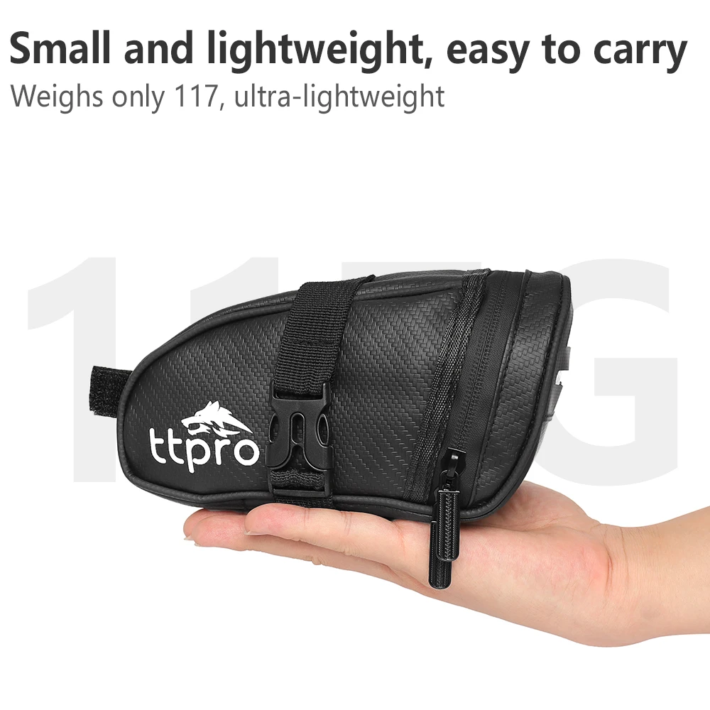 TTPRO-bolsa para asiento trasero de bicicleta, bolsa de almacenamiento impermeable para bici de montaña o carretera, accesorios para ciclismo