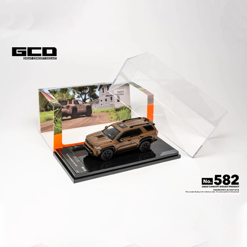 gcd-1-64スケール-4ランナー-trd-pro-シミュレーション合金製カーモデル-静的ディスプレイ-コレクタブルおもちゃ-ギフト-記念品-デコレーション