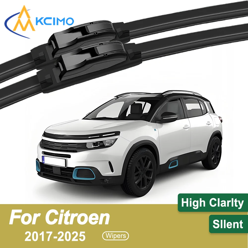 

2-Pack Superior Wiper Blades for Citroen C5 Aircross 2017-2025 All-Season Durable Quiet Wiping Uninterrupted Visibility