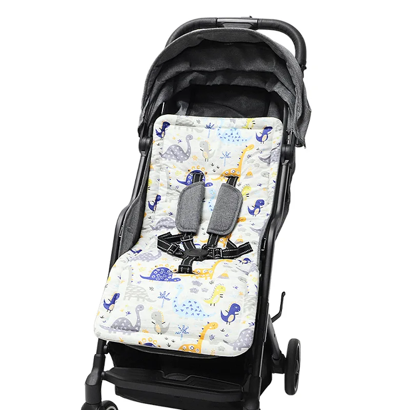 

Baby Stroller Cushion Stroller Cotton Cushion Baby Pure Cotton Roller Coaster Seat All Season Universal Warm Cushion