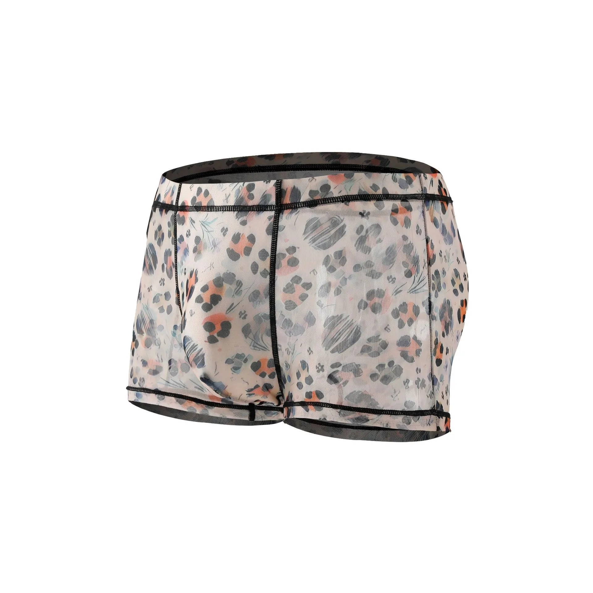 Men's Underwear Ultra-thin Ice Silk Boxer Shorts Mesh Quick Drying underpants