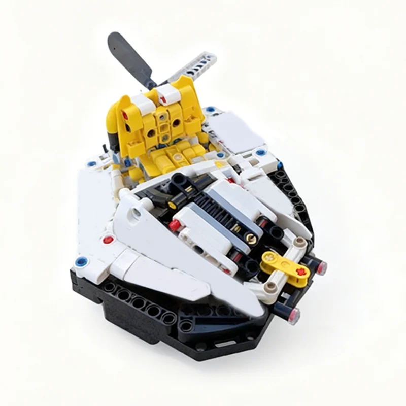 

334pcs MOC Hovercraft Bush Plane Alternate Design Technical Model Building Blocks Construction Toys Christmas Gifts Brick Kids