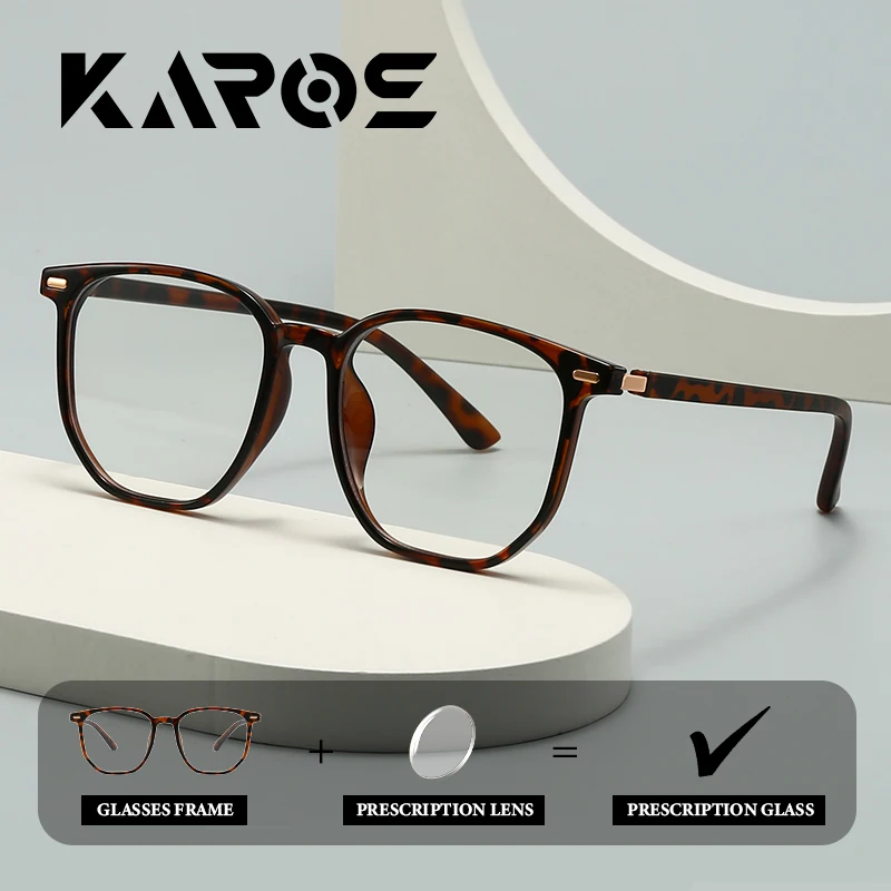 

KAROS Square Photochromic Progressive Glasses for Men & Women, Multifocal Lenses for Reading, Computer, and Distance