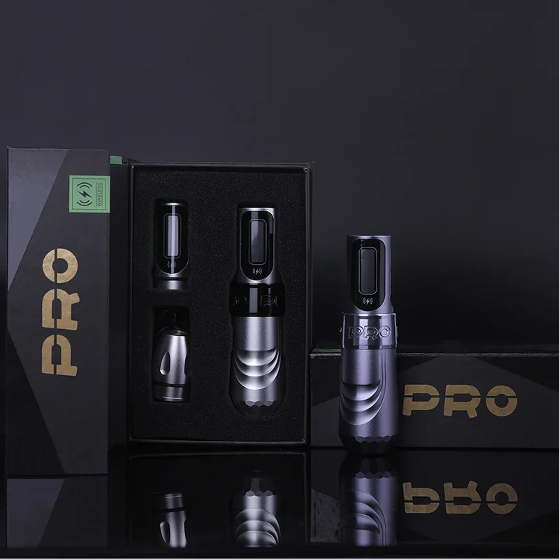 Pro Tattoo Machine Professional Rotary Permanent Makeup Machines Three Level Memory Mode and LED Digital Display Screen