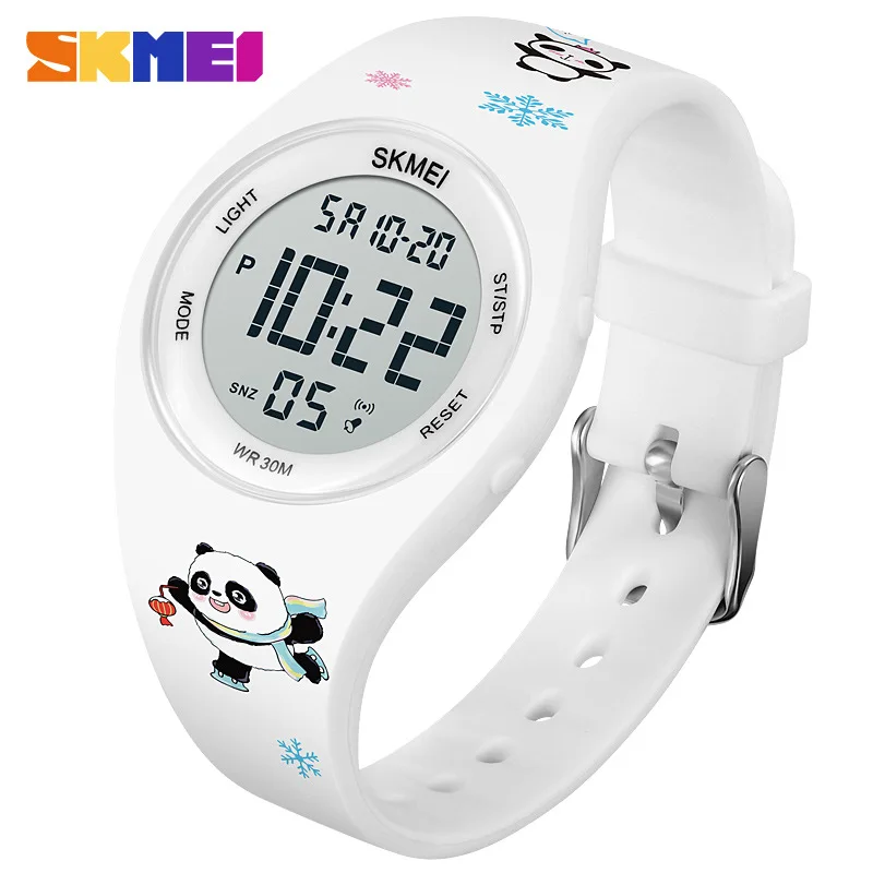 Montre de sport électronique pour enfants, Time Meishi peut changer de bracelet, montre de dessin animé, beurre amusant, table pour étudiants masculins et féminins