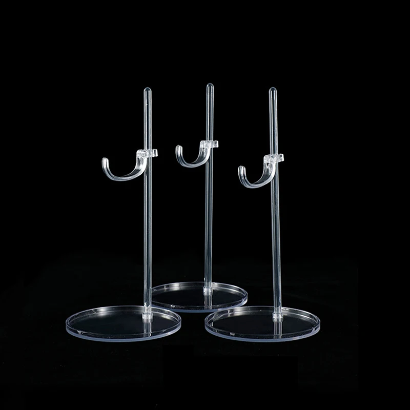 30 cm hoge transparante acryl houder voor 1/6 pop speelgoed stand taille voet rek beugel display