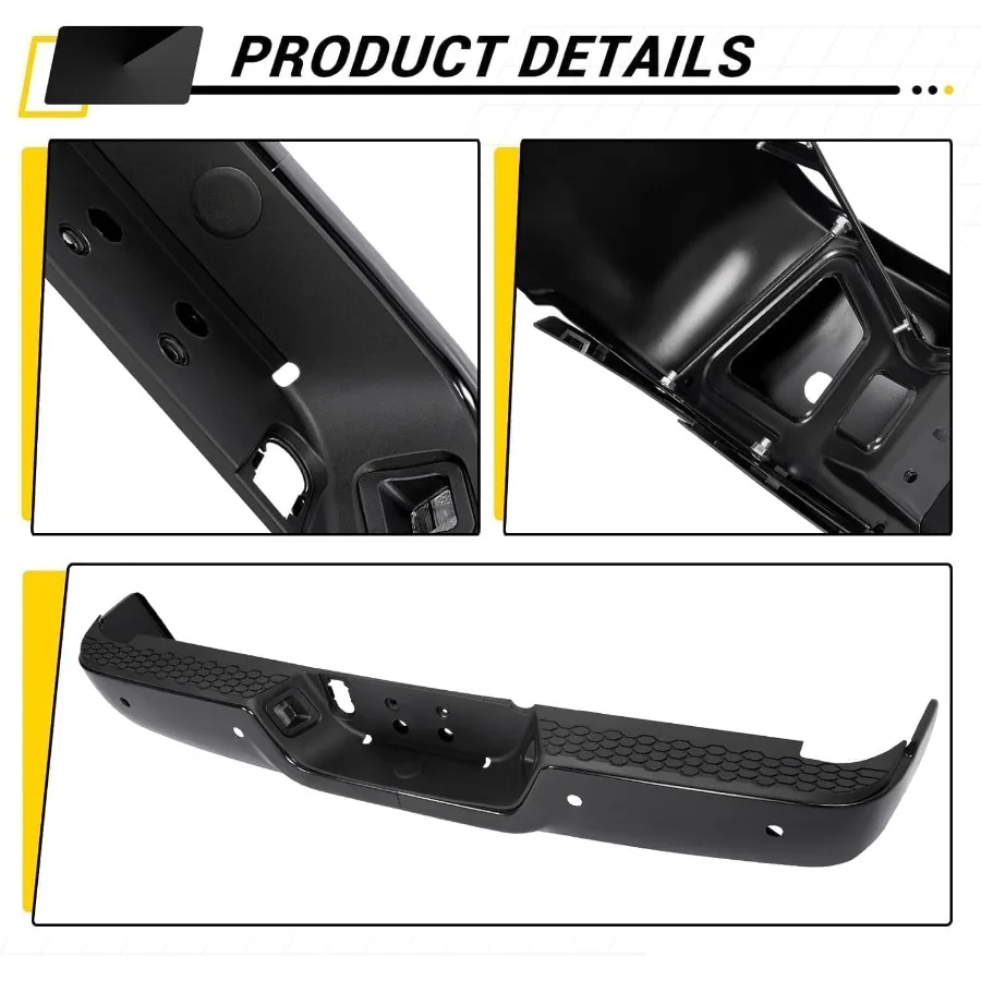 مجموعة المصد الخلفي متوافقة مع 20092018 دودج رام 1500 و20192024 رام 1500 كلاسيك و 20102012 رام 2500 3500 استبدال #6