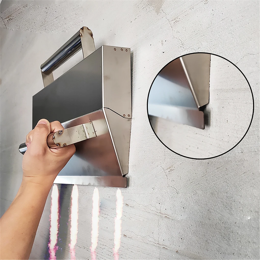 

Stainless Steel Plaster Scraper Construction Wall Decoration Cement Mortar Scraper Applying Tool