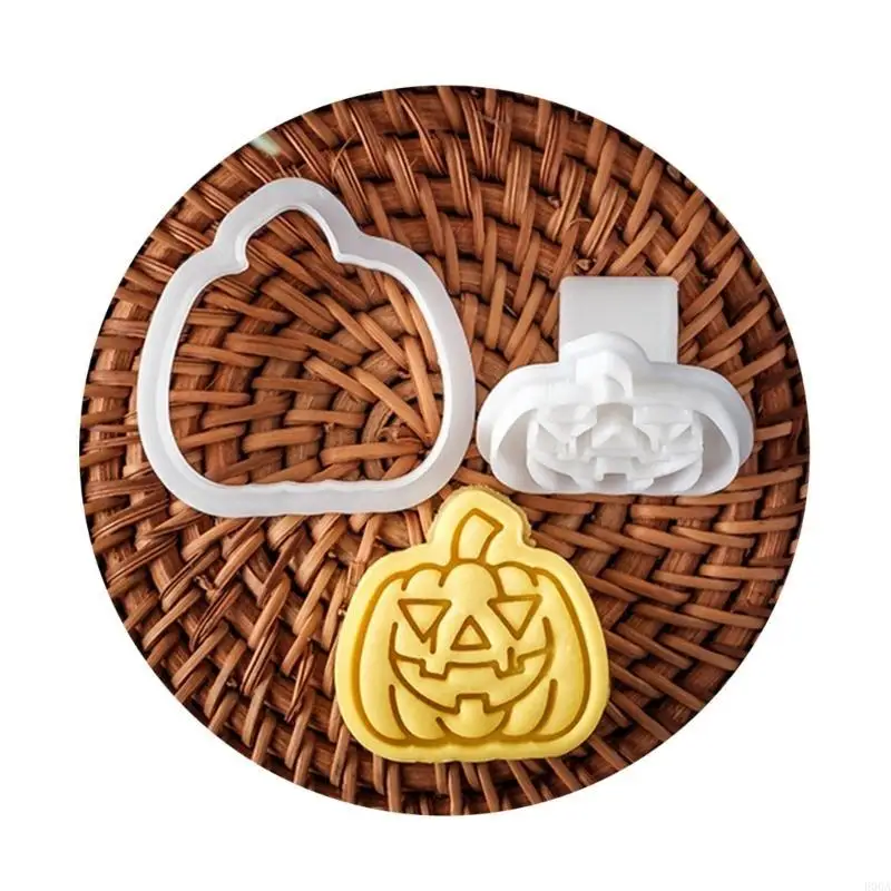 Halloween Cookie Cutter Baking Molds Easy to Clean for Home Party Organizers Cartoon Spooky Biscuit Molds