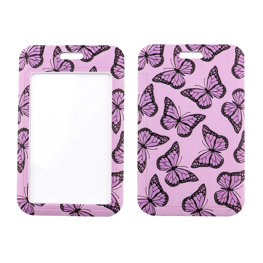 CB1194 Butterfly Lanyards Keychain DIY Cell Phone Straps USB ID Card Badge Holder Key Ring Strap Hanging Rope Phone Accessories