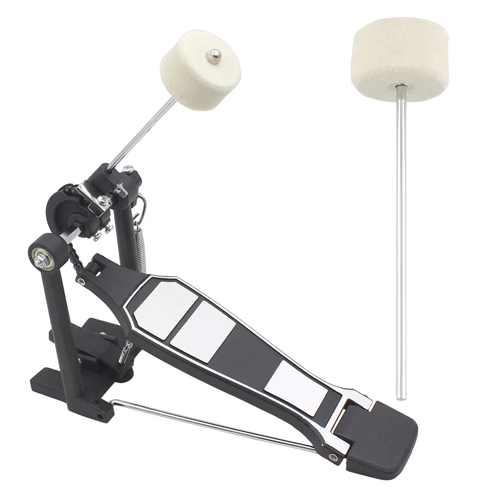 

Bass Drum Pedal Beater Hammer Mallet Kick Jazz Drum Stainless Steel Shaft Felt Head Percussion Instrument Parts Accessories