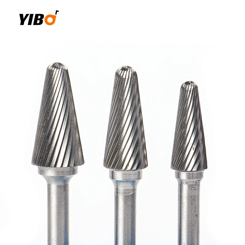 Drill Milling Carving Bit L Type Head Tungsten Carbide Alloy Rotary File Tool Point Burr Die Grinder Abrasive Tool